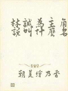 林诚为主角的小说叫什么名字