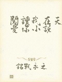 阅读我在天堂说爱你小说封面