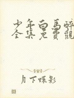 少年白马醉春风全集免费观看演员表封面