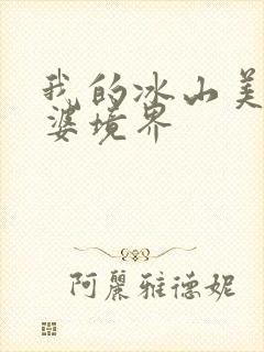 我的冰山美女老婆境界封面