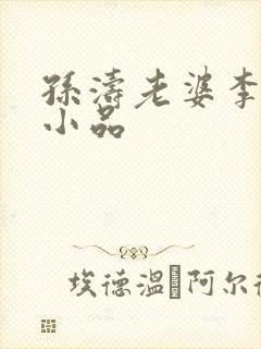 孙涛老婆李莉的小品