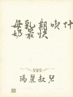 母乳期吃什么下奶最快