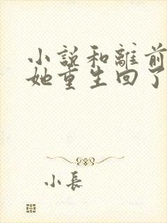 小说和离前夜,她重生回了出嫁前