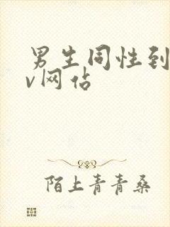 男生同性到爽gv网站