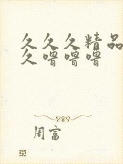 久久久精品久久久噜噜噜