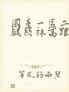 国产一区二区长腿丝袜高跟鞋