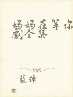 妈妈在等你电视剧全集