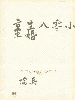 重生八零小媳妇军婚
