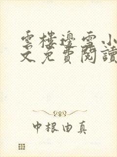 云楼边雪小说全文免费阅读