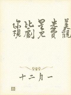 你比星光美丽电视剧免费观看全集封面