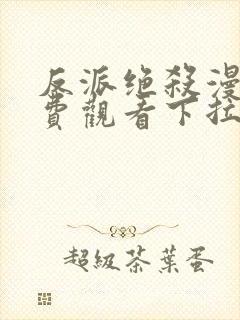 反派绝杀漫画免费观看下拉式六漫画