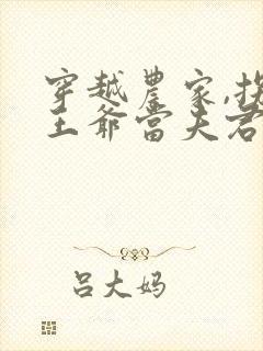 穿越农家,拐个王爷当夫君