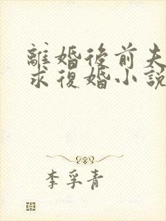 离婚后前夫哭着求复婚小说免费观看完整版封面