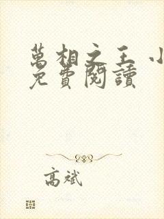 万相之王 小说免费阅读