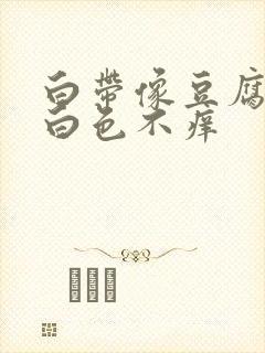 白带像豆腐渣乳白色不痒封面