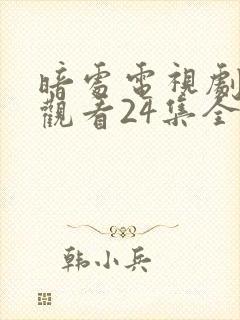 暗处电视剧免费观看24集全集高清