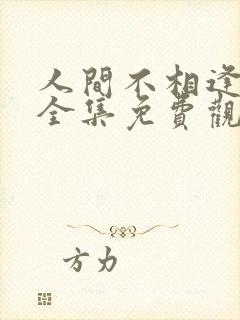 人间不相逢短剧全集免费观看封面