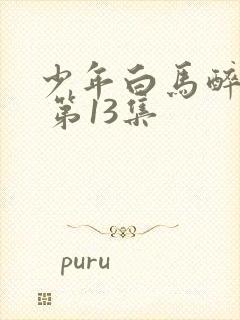 少年白马醉春风 第13集封面