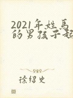 2021年姓马的男孩子起什么名字好