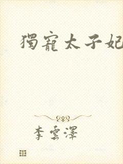 独宠太子妃全文封面