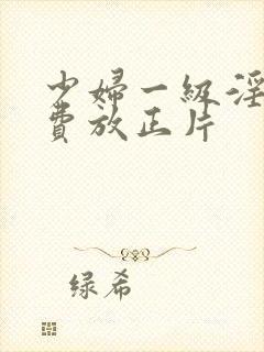 少妇一级淫片免费放正片