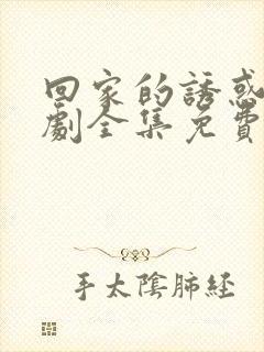 回家的诱惑电视剧全集免费在线观看