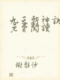 九天斩神诀林辰免费阅读