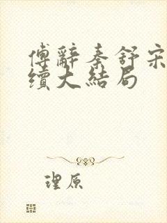 傅辞秦舒宋稚后续大结局封面