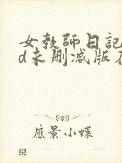 女教师日记2hd未删减版在线