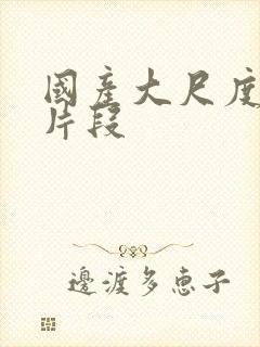 国产大尺度床戏片段