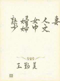 熟妇女人妻丰满少妇中文