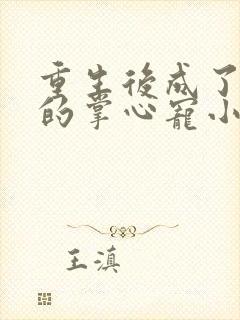 重生后成了皇叔的掌心宠小说封面