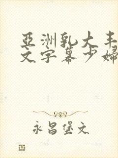 亚洲乳大丰满中文字幕少妇av