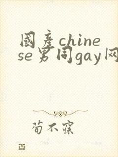 国产chinese男同gay网站