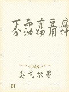 下面有豆腐渣状分泌物用什么药