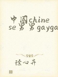 中国chinese男男gaygay