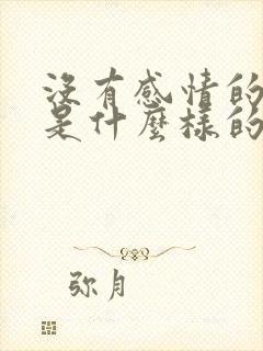 没有感情的夫妻是什么样的封面