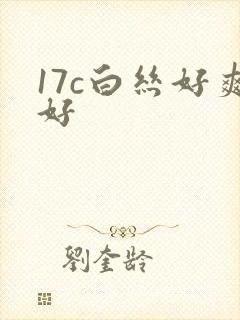 17c白丝好爽好