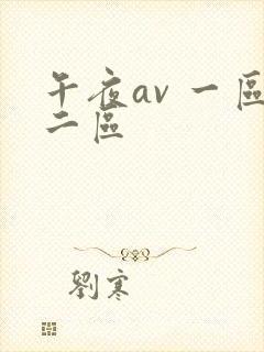 午夜av 一区二区