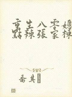 重生八零媳妇有点辣张家栋封面