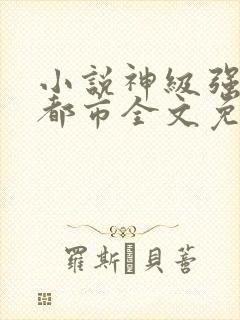 小说神级强者在都市全文免费阅读