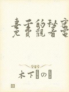 妻子的秘密全集免费观看电视剧