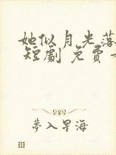 她似月光落我心 短剧 免费看