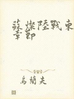 苏灿陆战东最新章节