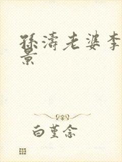 孙涛老婆李莉背景