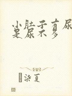 小肚子有尿意但是尿不多