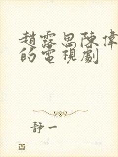 赵露思陈伟霆演的电视剧