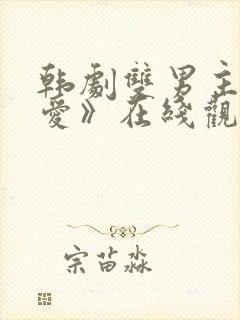 韩剧双男主《试爱》在线观看