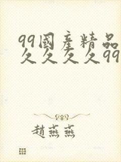 99国产精品久久久久久99