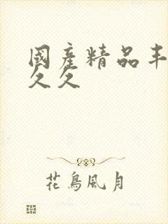 国产精品丰满久久久封面